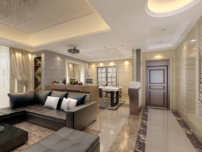 現(xiàn)代簡約風(fēng)范，10萬元巧裝160㎡四居室——天雋峰住宅裝修實(shí)例解析